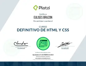 certificado html css